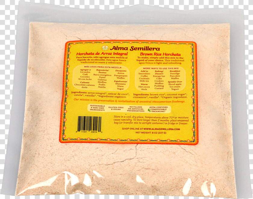 Brown Rice Horchata Drink Mix   Maida Flour  HD Png DownloadTransparent PNG