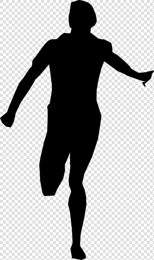 Man Running Male   Person Running Silhouette Png  Transparent PngTransparent PNG