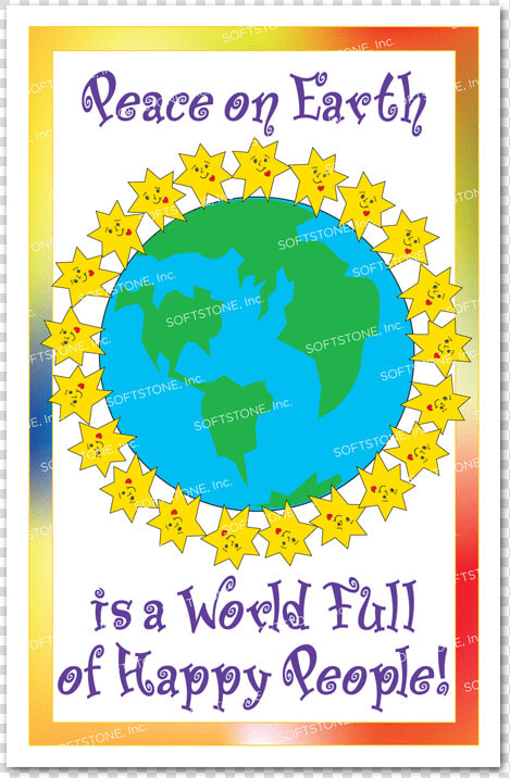 Peace On Earth Is A World Full Of Happy People   Poster On World Peace  HD Png DownloadTransparent PNG