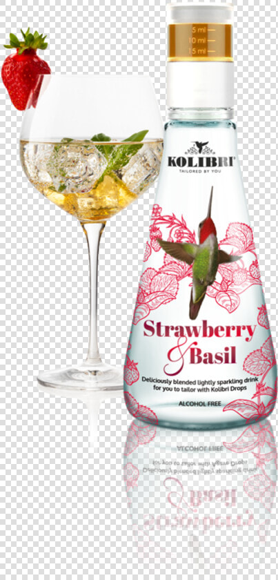 Strawberry  amp  Basil   Kolibri Getränk  HD Png DownloadTransparent PNG