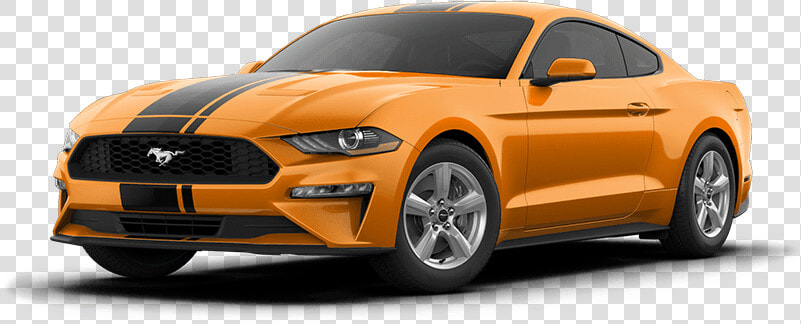 Picture Of 2019 Ford Mustang Hero Options Shown   2019 Ford Mustang Orange Fury  HD Png DownloadTransparent PNG