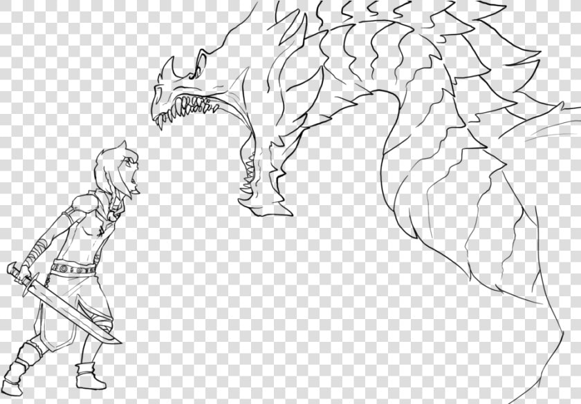 Transparent Skyrim Clipart   Skyrim Dragon Drawing  HD Png DownloadTransparent PNG