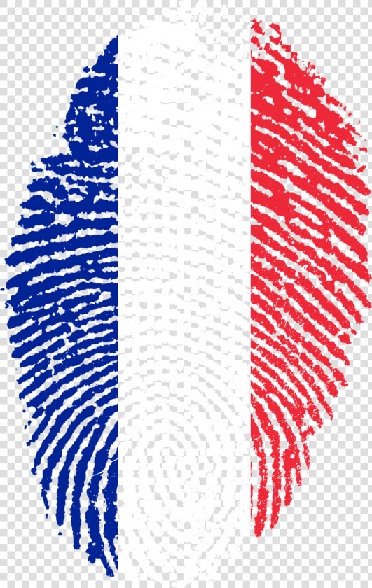 France France Flag Fingerprint Country Pride Iden France   France Flag Fingerprint  HD Png DownloadTransparent PNG