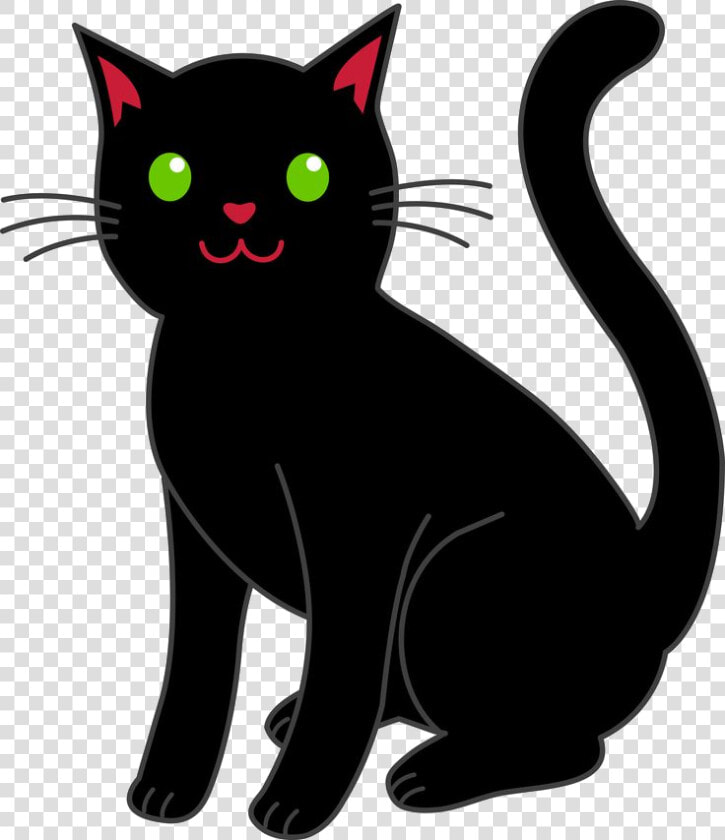 Black Cat Halloween Cats Clip Art Clipart Photo Transparent   Halloween Black Cat Clip Art  HD Png DownloadTransparent PNG