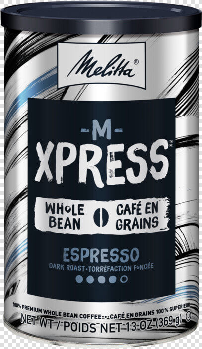 M xpress 13 Oz 368g Whole Bean   Melita Xpress Ground Coffee  HD Png DownloadTransparent PNG