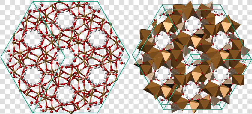 Dioptase Crystal Structure   Structure Of Crystal  HD Png DownloadTransparent PNG