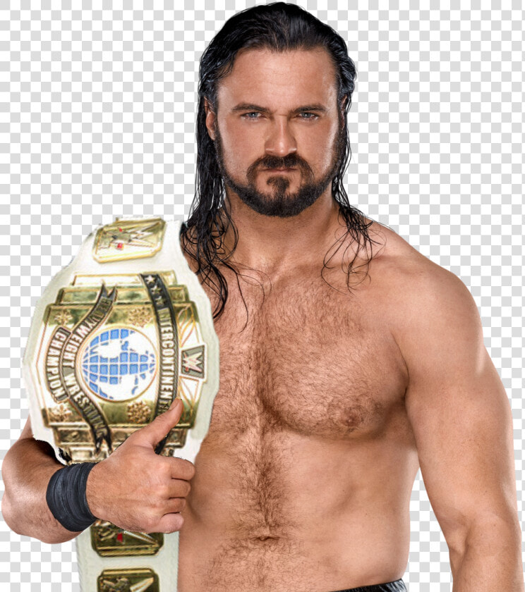 Drew Mcintyre With Intercontinental Championship   Drew Mcintyre With Wwe Championship  HD Png DownloadTransparent PNG