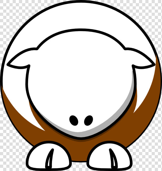 White On Brown No Eyeballs Svg Clip Arts   Light Blue Sheep  HD Png DownloadTransparent PNG