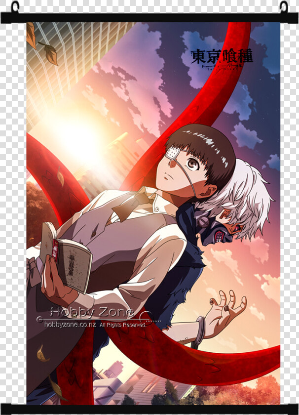 Anime Tokyo Ghoul Ken Kaneki Wall Scroll   Ken Kaneki Eyepatch Mask Tokyo Ghoul  HD Png DownloadTransparent PNG