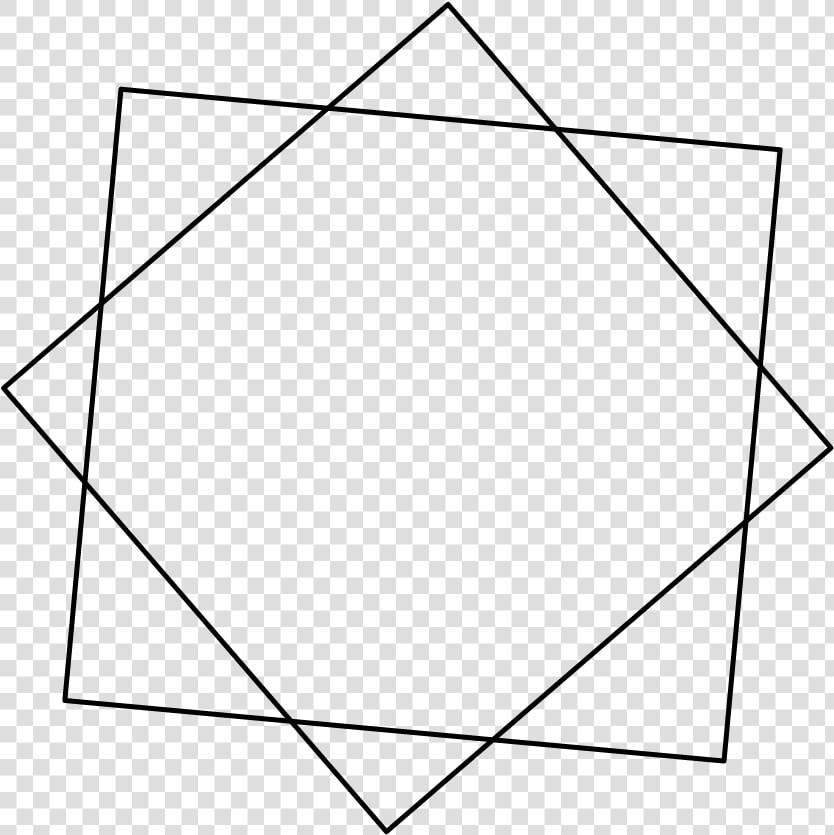 Square Black Edit Tumblr Png Sticker Pngedit Geometric   Line Art  Transparent PngTransparent PNG