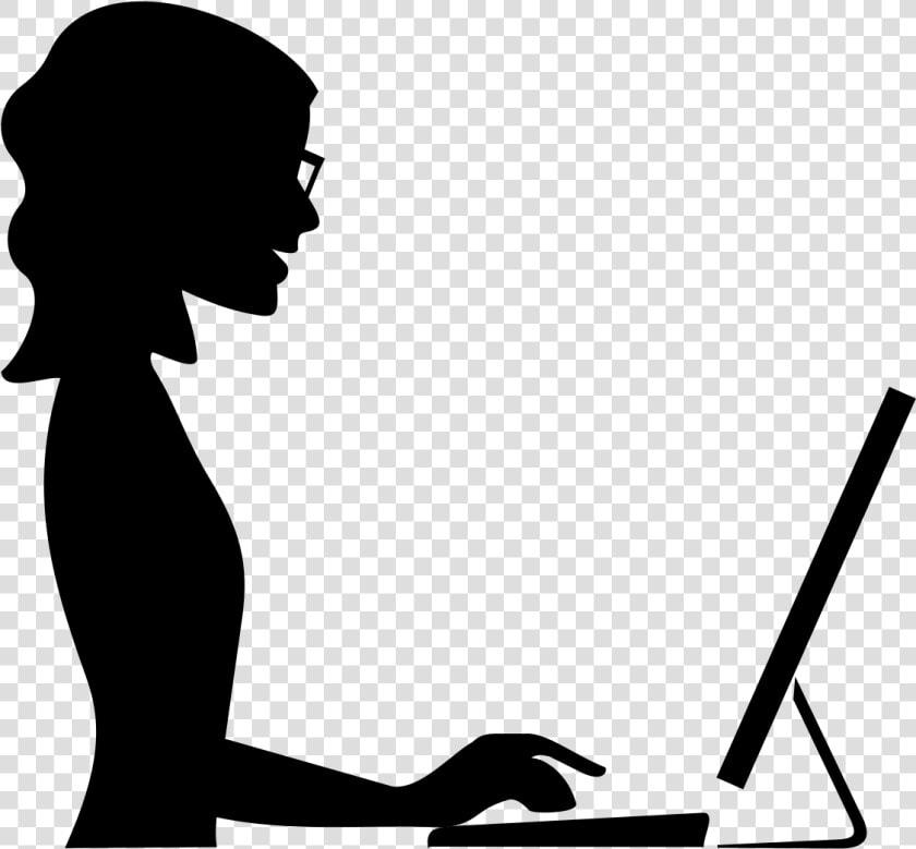 Computer Clipart Business Woman   Woman Work Icon Png  Transparent PngTransparent PNG