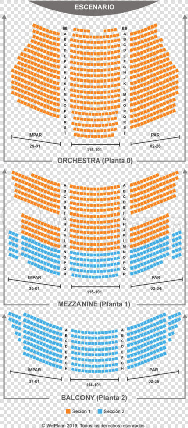 Asientos En St James Theatre  HD Png DownloadTransparent PNG