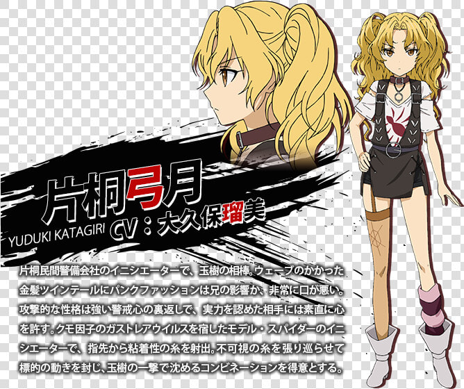 Black Bullet Katagiri Yuzuki  HD Png DownloadTransparent PNG