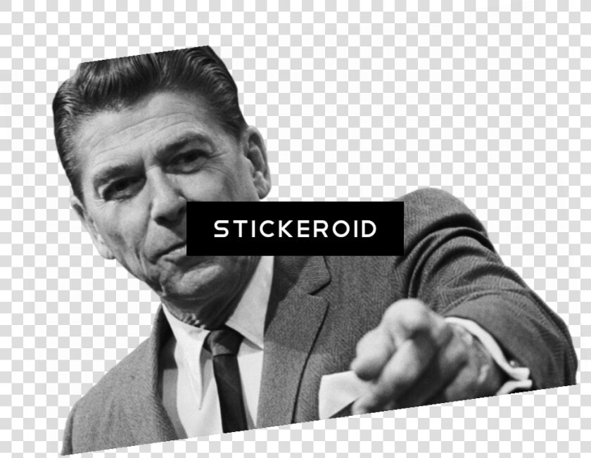 Ronald Reagan Pointing   Ronald Reagan No Background  HD Png DownloadTransparent PNG