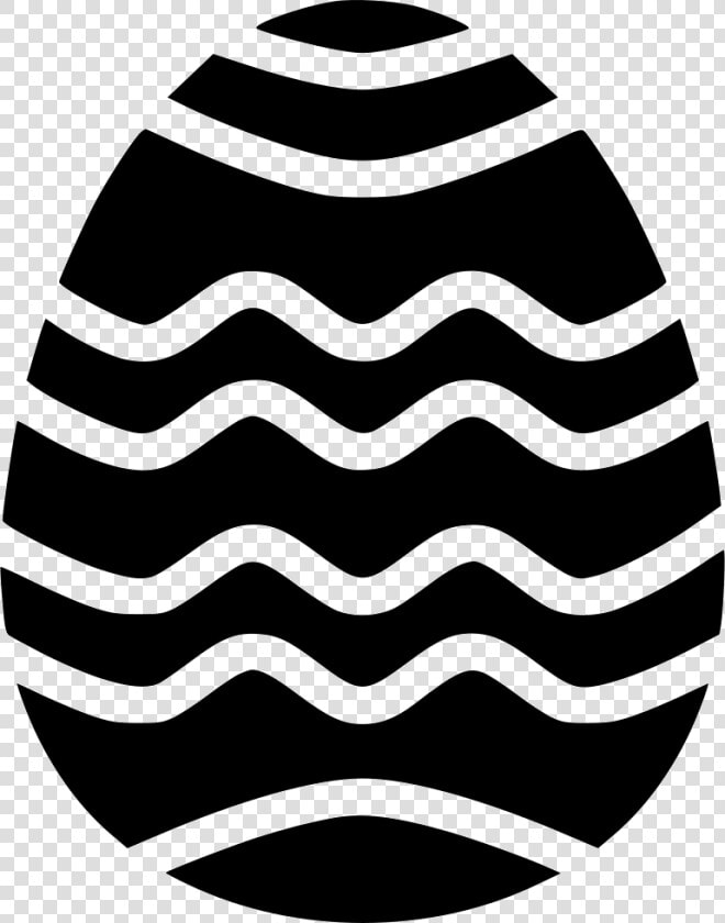 Paschal Egg Decorated Decoration Stripes Waves   Illustration  HD Png DownloadTransparent PNG