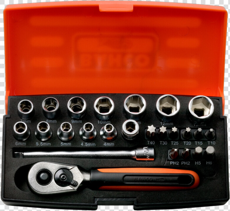 Bahco Socket Set 1 4   Bahco Sl24  HD Png DownloadTransparent PNG