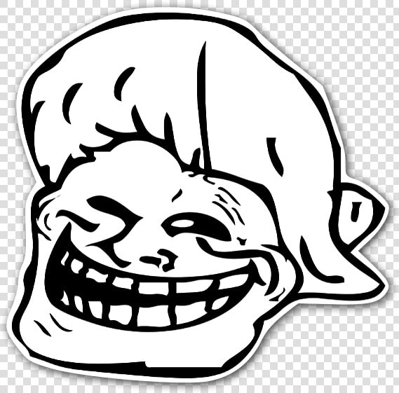 Gif Jumping Troll Face   Angry Troll Face  HD Png DownloadTransparent PNG