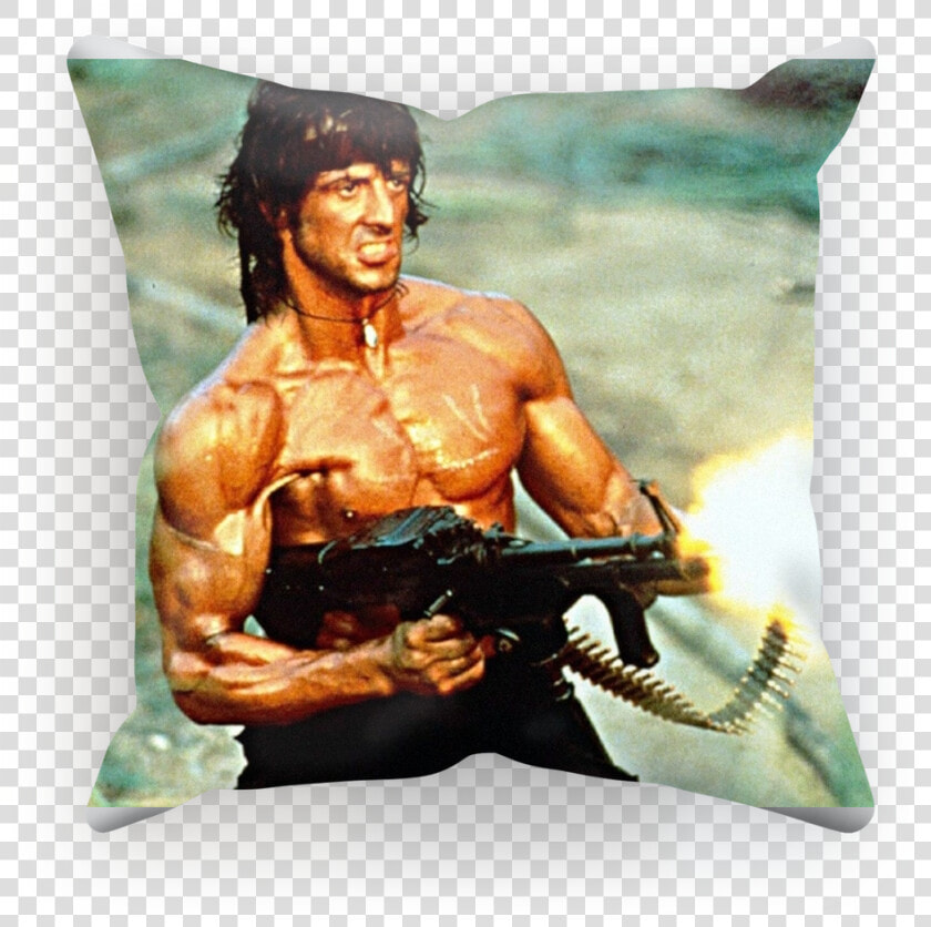 Rambo Collection ﻿sublimation Cushion Cover   Png Download   Rambo Sylvester Stallone Body  Transparent PngTransparent PNG