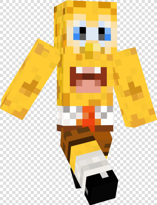 Minecraft Spongebob Png   Spongebob Minecraft Skin Nova  Transparent PngTransparent PNG