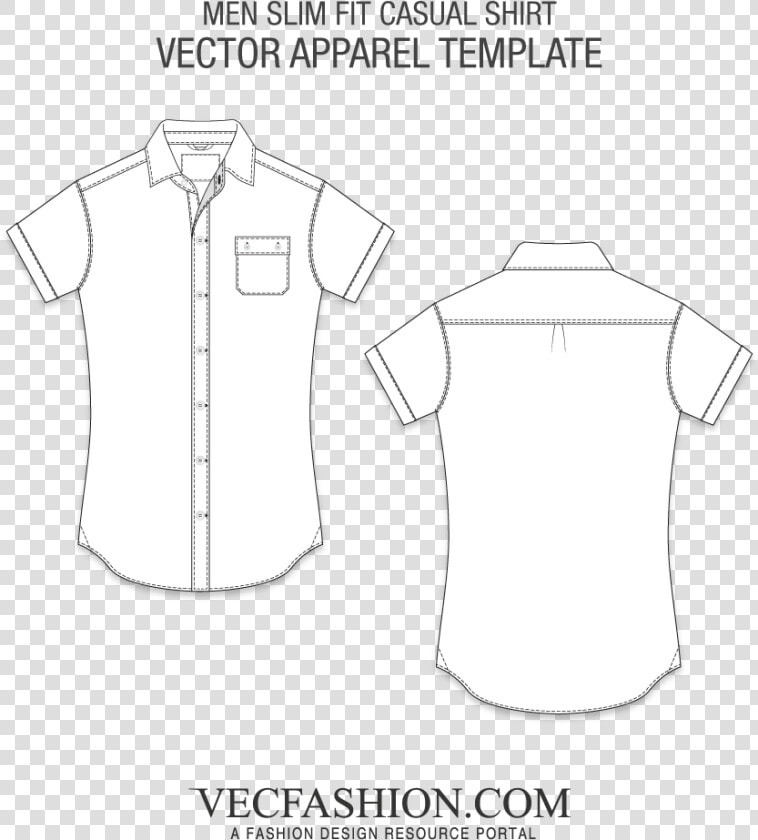 Men Slim Fit Casual Shirt Template Class Lazyload   Baseball Button Up Shirt Template  HD Png DownloadTransparent PNG