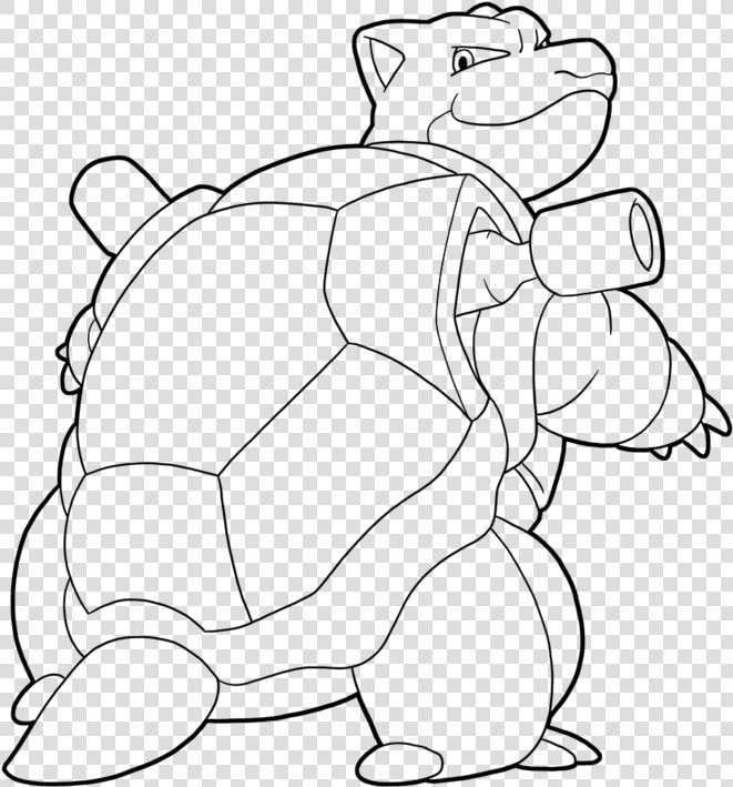 Pokemon   Blastoise Black And White  HD Png DownloadTransparent PNG