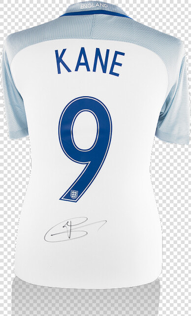 Harry Kane Official England Back Signed 2016 17 Home   Sports Jersey  HD Png DownloadTransparent PNG