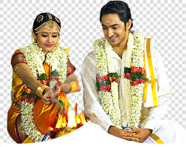 Tamil Groom And Bride Png  Transparent PngTransparent PNG