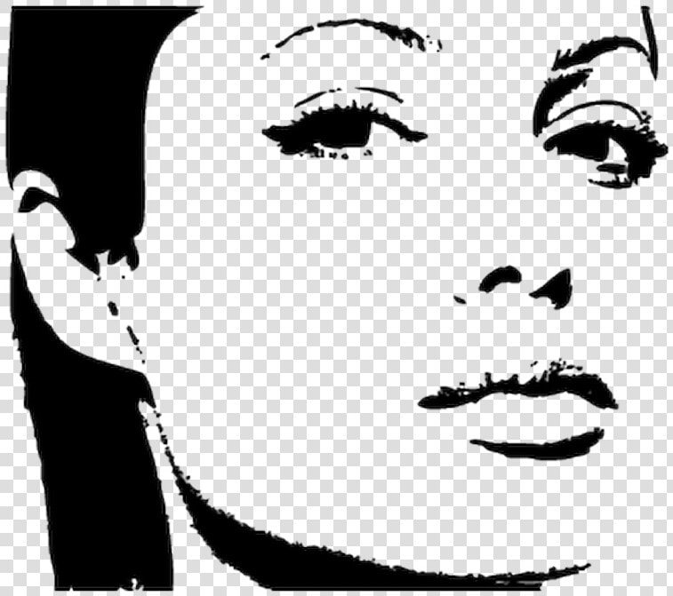 Printmaking Stencil Angelina Jolie  HD Png DownloadTransparent PNG