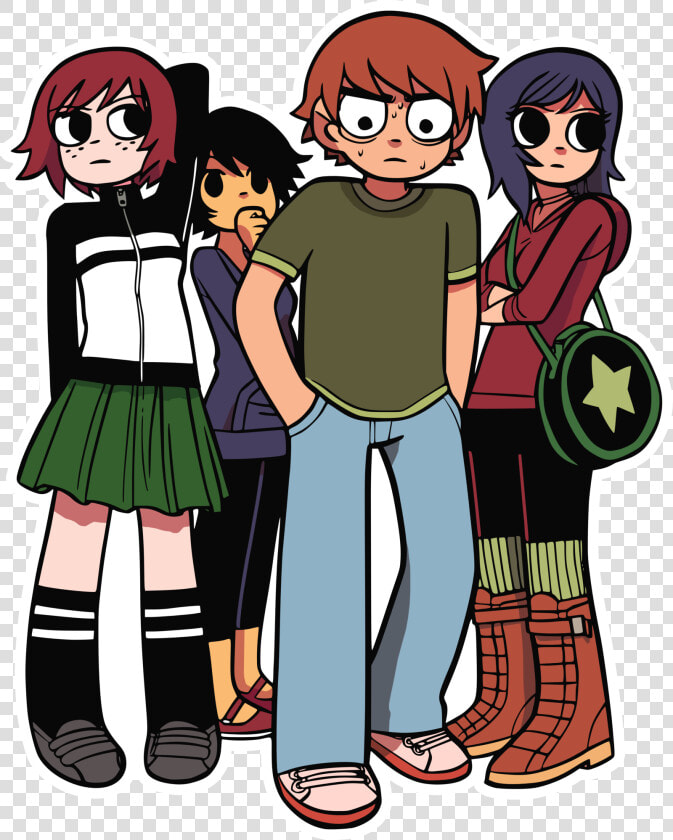 Scott Pilgrim Png   Bryan Lee O Malley  Transparent PngTransparent PNG