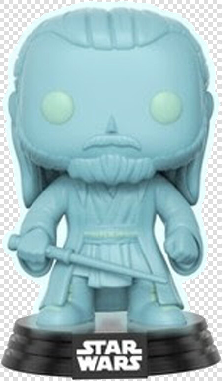 Funko Pop Vinyl Star Wars Celebration   Funko Pop Qui Gon Jinn Holographic  HD Png DownloadTransparent PNG