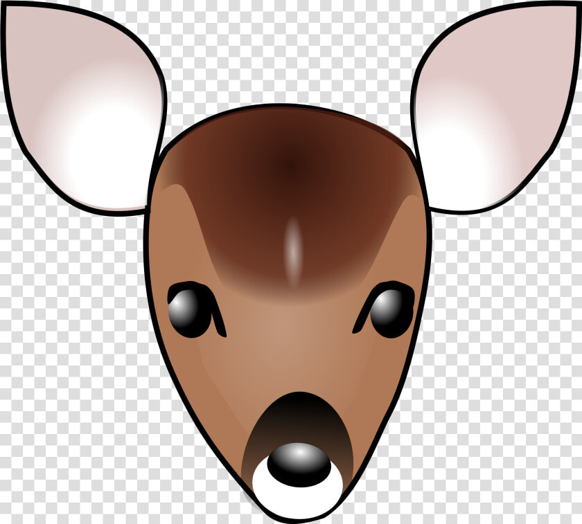 Free Vector Deer Head Clip Art   White Tailed Deer Cartoon  HD Png DownloadTransparent PNG