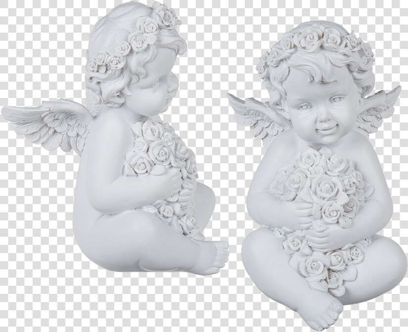 Angel Y Flores Blancas  HD Png DownloadTransparent PNG