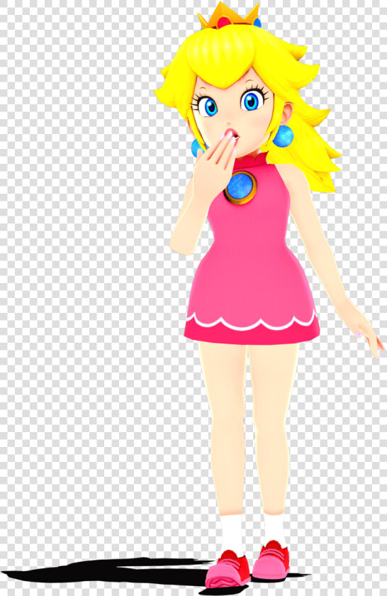 Jenna Drawing Baby Peach   Princess Peach Mario Tennis Model  HD Png DownloadTransparent PNG