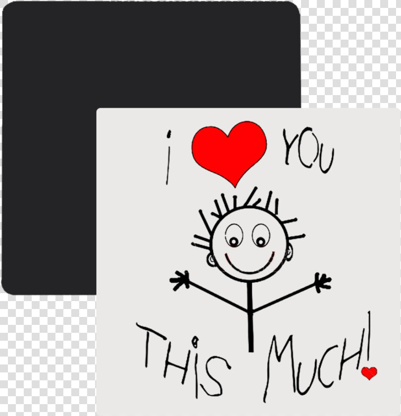 Love You Fridge Magnet   Much I Love You  HD Png DownloadTransparent PNG