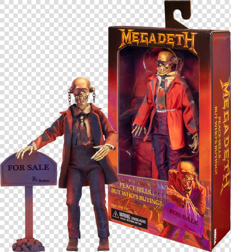 Peace Sells But Who’s Buying Vic Rattlehead Clothed   Vic Rattlehead Figure  HD Png DownloadTransparent PNG