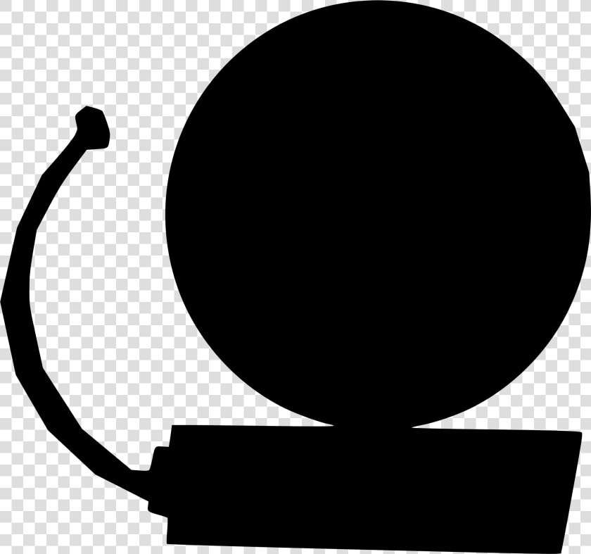 Cartoon Bell Silhouette Png   Transparent School Bell Animated  Png DownloadTransparent PNG