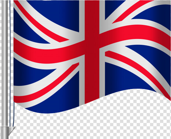 England Flag Clipart Transparent Background   Cartoon British Flag On Pole  HD Png DownloadTransparent PNG