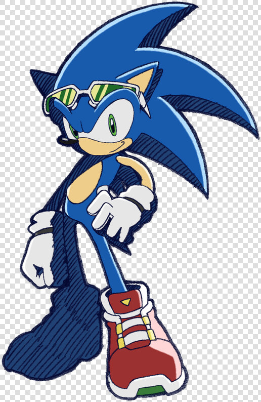 Sonic Riders Clipart   Png Download   Sonic The Hedgehog Sonic Riders  Transparent PngTransparent PNG