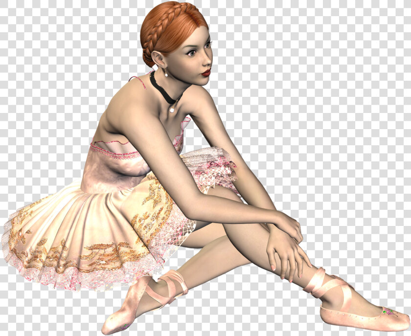 Sitting Ballerina Png  Transparent PngTransparent PNG