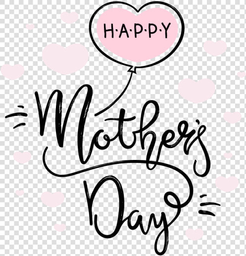 Mother S Day Clip Art Vector Graphics Lettering   Happy Mothers Day Vector Png  Transparent PngTransparent PNG