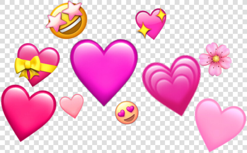  emoji  pinkemoji  pinkhearts  pinkheart  heart  hearts   Heart  HD Png DownloadTransparent PNG