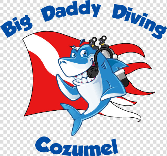 Big Daddy Diving Cozumel Mexico Scuba Diving Deep Sea   Cartoon  HD Png DownloadTransparent PNG