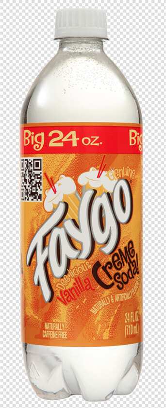 24oz Faygo Creme Soda   Plastic Bottle  HD Png DownloadTransparent PNG