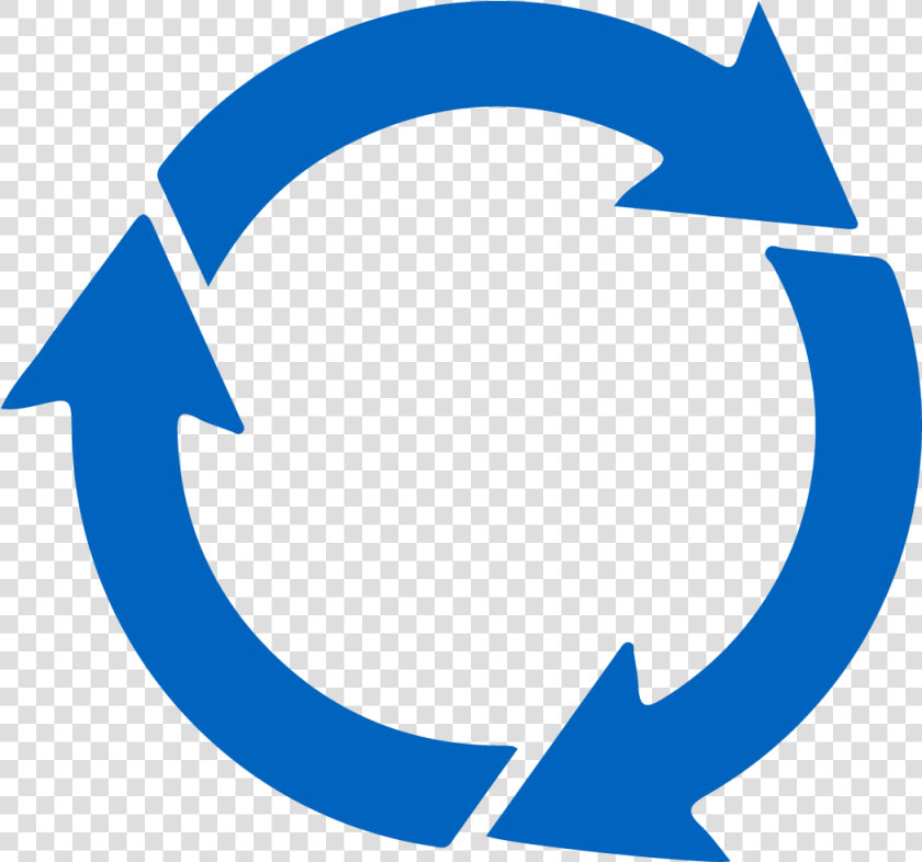 Circular Economy Icon Blue  HD Png DownloadTransparent PNG