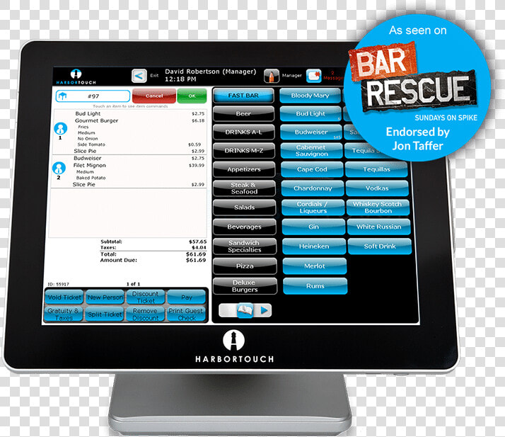 Harbortouch Bar  amp  Restaurant   Harbortouch Pos System  HD Png DownloadTransparent PNG