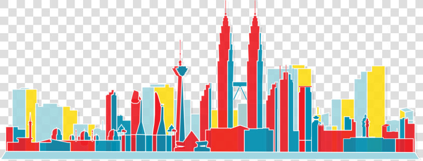 Transparent Las Vegas Skyline Clipart   Illustration Kuala Lumpur Icon Png  Png DownloadTransparent PNG