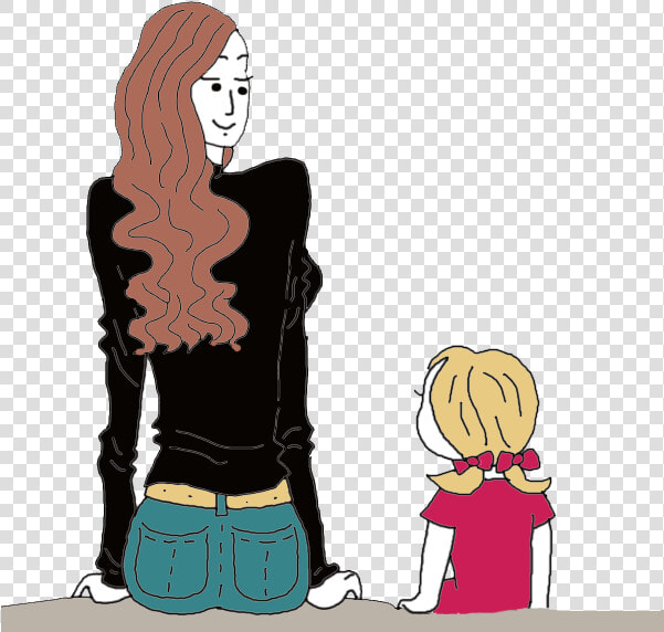 Babysitter   Aunt And Nephew Draw  HD Png DownloadTransparent PNG