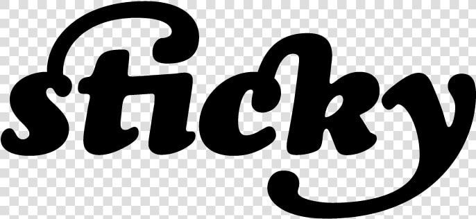 Fot doodle Sticky   Cooper Black Swash Italic  HD Png DownloadTransparent PNG