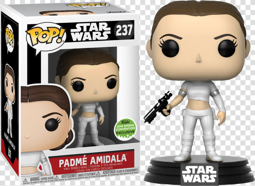 Padme Amidala Eccc 2018 Us Exclusive Pop Vinyl Figure   Padmé Amidala Funko Pop  HD Png DownloadTransparent PNG