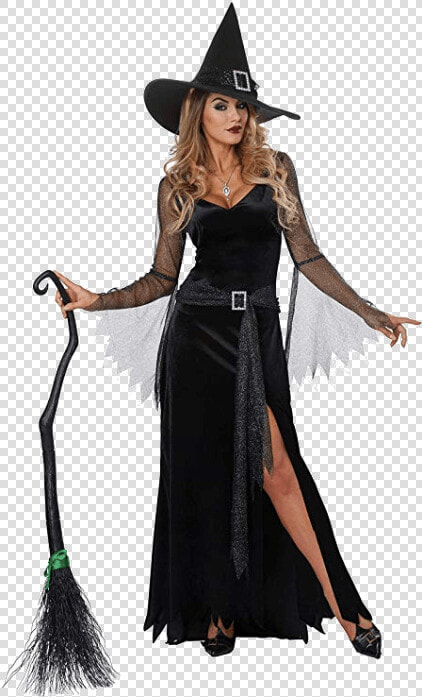 Adult Witch Black Halloween Costumes   Sexy Halloween Costume Witch  HD Png DownloadTransparent PNG